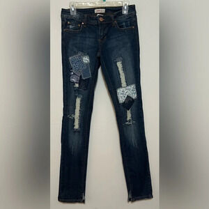 Jake Jeans from BKE. Patchwork. Skinny.  Size 5
